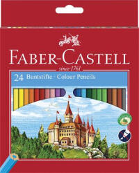 Faber-Castell Színes ceruza készlet, hatszögletű "Classic", 24 különböző szín