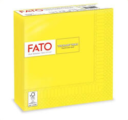 FATO Szalvéta, 1/4 hajtogatott, 33x33 cm "Smart Table", citromsárga (KHT1058)