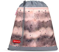 Belmil Tornazsák "Rose Ballet", szürke-rózsaszín, csillagok