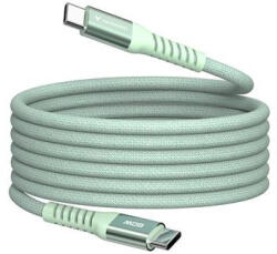 Verbatim USB kábel, USB-C - USB-C, 1, 2 m, 60W, mágneses, zöld