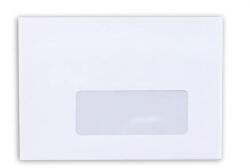 Victoria Paper Boríték, LC6, öntapadó, jobb ablakos