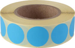  Etikett, 20 mm kör, 1000 etikett/tekercs, ciánkék - officepantry