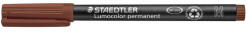 STAEDTLER Alkoholos marker, OHP, 1 mm "Lumocolor® 317 M", barna
