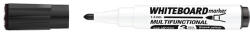 ICO Tábla- és flipchart marker, 1-3 mm, multifunkciós "Markeraser" fekete
