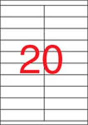 APLI Etikett, univerzális, 105x29 mm, 2000 etikett/csomag (LCA1299)