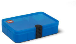 LEGO Tárolódoboz, rekeszes, kék