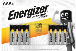 Energizer Elem, AAA mikro, 8 db "Alkaline Power (EEAAA8AP)