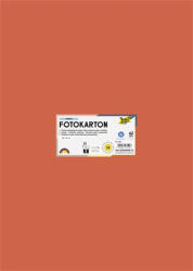 FOLIA Dekorkarton, 2 oldalas, 50x70 cm, 300 g, 10 lap, narancssárga (FL6140)