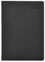 TopTimer Naptár, tervező, A5, napi "Madeira", fekete-bordó