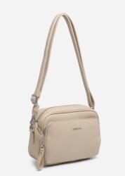 Luigisanto Kicsi, klasszikus női táska postás táska Luigisanto bézs árnyalatokban (K 5849)
