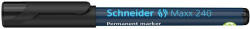 Schneider Alkoholos marker, 1-2 mm, kúpos "Maxx 240", fekete (TSC240FK)