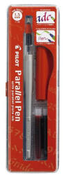 Pilot Töltőtoll, 0, 1-1, 5 mm, piros kupak "Parallel Pen (PPP15)