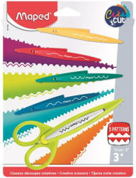 Maped Olló, cikkcakk "Créa Cut", 5 különböző minta