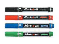 STABILO Alkoholos marker, 1, 5-2, 5 mm, kúpos "Mark-4-all", fekete (TST651461)