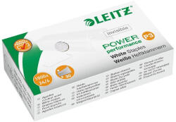 LEITZ Tűzőkapocs, 24/6 "P3", fehér (E55540000)