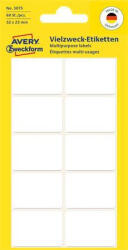 Avery-Zweckform Etikett, 32x23 mm, kézzel írható, lekerekített sarkú, 60 etikett/csomag