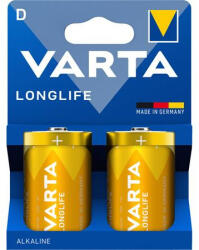 VARTA Elem, D góliát, 2 db, műanyagmentes "Longlife (VELED2R)