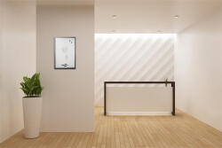 Victoria Üzenőtábla, ezüst, mágneses, 60x40 cm, fekete fa keret, "Travel