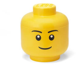 LEGO Tárolódoboz, fej, nagy, Boy