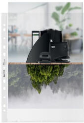 Leitz Genotherm, lefűzhető, A4, PP, 100 mikron, narancsos felület "Recycle