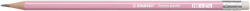 STABILO Grafitceruza radírral, HB, hatszögletű "Swano Pastel", pink (TST490805)