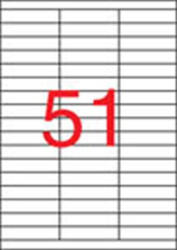 APLI Etikett, univerzális, 70x16, 9 mm, 5100 etikett/csomag (LCA1294)