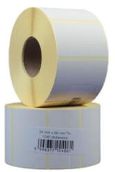  Etikett, thermo, BIZERBA mérlegcímke, 38x58 mm, 1240 etikett/tekercs (ISCT3858)