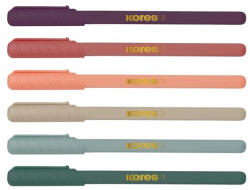 Kores Golyóstoll, 1, 0 mm, kupakos, háromszögletű "KOR-M Vintage", kék