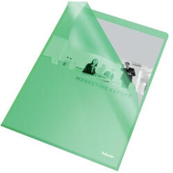 Esselte Genotherm, "L", A4, 105 mikron, narancsos felület "Standard", zöld