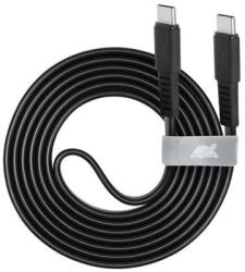RIVACASE USB kábel, USB-C - USB-C, 1, 2 m "PS6005", fekete
