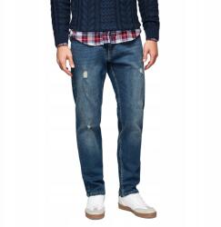 Ombre Férfi koptatott farmer nadrág sötétkék V2 OM-PADP-0254 XL (182812)