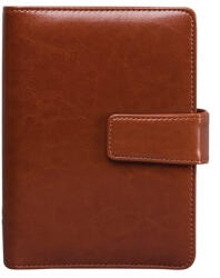 SATURNUS Kalendárium, gyűrűs, betétlapokkal, "L", műbőr, "223", barna