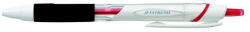 uni Golyóstoll, 0, 35 mm, nyomógombos, fehér tolltest "SXN-155 Jetstream", piros