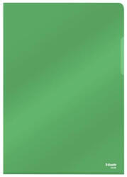 Esselte Genotherm, "L", A4, 150 mikron, víztiszta felület "Luxus", zöld