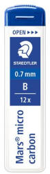 STAEDTLER Grafitbél, B, 0, 7 mm "Mars Micro Carbon 250
