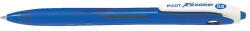 Pilot Golyóstoll, 0, 18 mm, nyomógombos "Rexgrip EF", kék