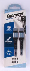 Energizer USB kábel, USB-C - USB-C, 2m, ezüst