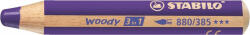 STABILO Színes ceruza, kerek, vastag "Woody 3 in 1", viola