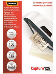 Fellowes Meleglamináló fólia, 125 mikron, 65x95 mm, fényes, 100 db