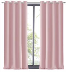 Flying Függöny Púderrózsaszín Matt Sima Ablak Dekoráció Nappaliba 145x230P (LEN1-19V)