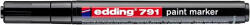 edding Lakkmarker, 1-2 mm "791", fekete (TED791FK)