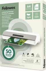 Fellowes Meleglamináló fólia, 80 mikron, A4, matt, 100 db "Light (IFW143435)