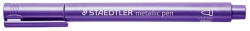 STAEDTLER Dekormarker, 1-2 mm, kúpos "8323", metál lila