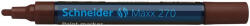 Schneider Lakkmarker, 1-3 mm "Maxx 270", barna (TSC270B)