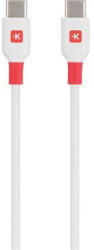 SKROSS Töltőkábel, USB-C/USB-C, 1, 2m, fehér
