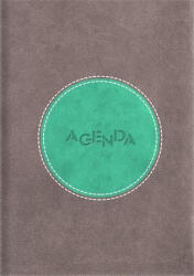 Dayliner Naptár, tervező, A5, napi "Central", szürke-türkiz