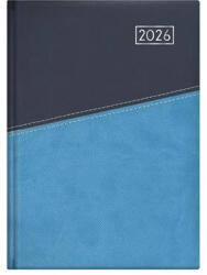 TopTimer Naptár, tervező, B5, heti "Duplex", kék-világoskék
