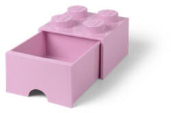 LEGO® Tárolódoboz, fiókos "Brick", rózsaszín (L40051738)