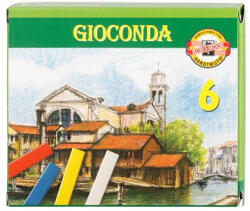 KOH-I-NOOR Pasztellkréta, kemény "Gioconda 8111/6", 6 különböző szín
