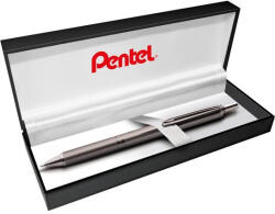 Pentel Zseléstoll, 0, 35 mm, nyomógombos, antracit tolltest "EnerGel BL-407" kék (PENBL407MA)